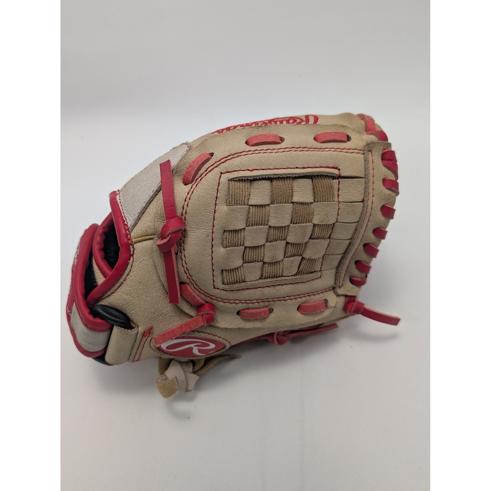 Rawlings Bryce Harper 10 Inch Youth Baseball Glove Tan Red MPL100BHC RH Throw - Picture 8 of 11